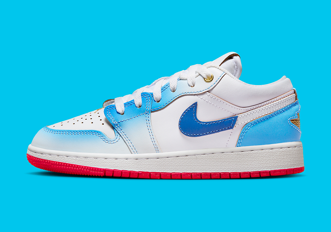 Air Jordan 1 Low SE 'Blue/White': Màu sắc sôi động cùng thiết kế hấp dẫn cho mùa hè - 2