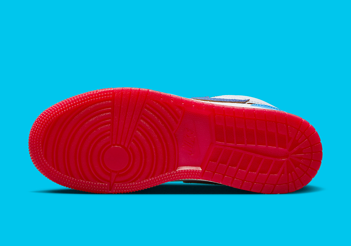 Air Jordan 1 Low SE 'Blue/White': Màu sắc sôi động cùng thiết kế hấp dẫn cho mùa hè - 5