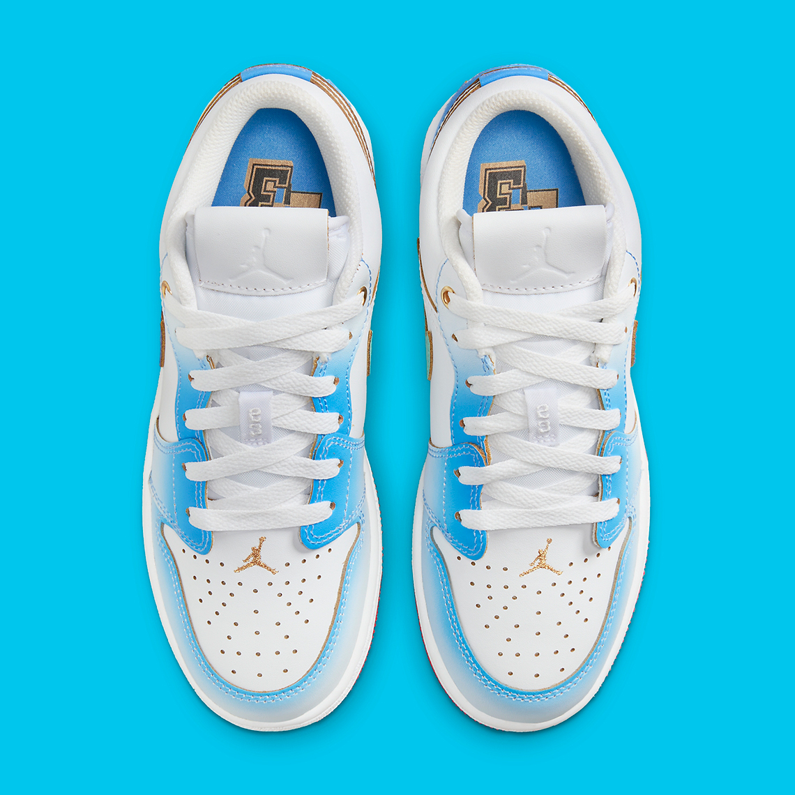 Air Jordan 1 Low SE 'Blue/White': Màu sắc sôi động cùng thiết kế hấp dẫn cho mùa hè - 6