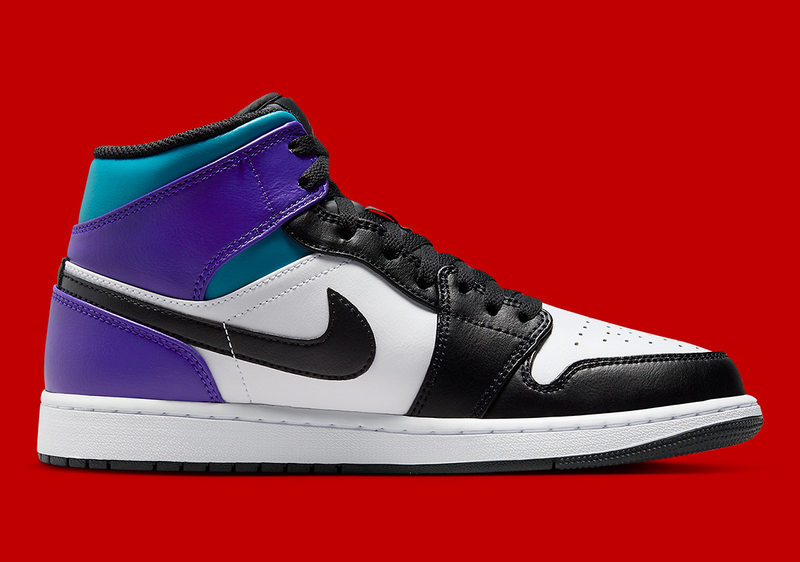 Air Jordan 1 Mid: Bí ẩn màu Aqua và Grape - Xem ngay tại Nike.com! - 3