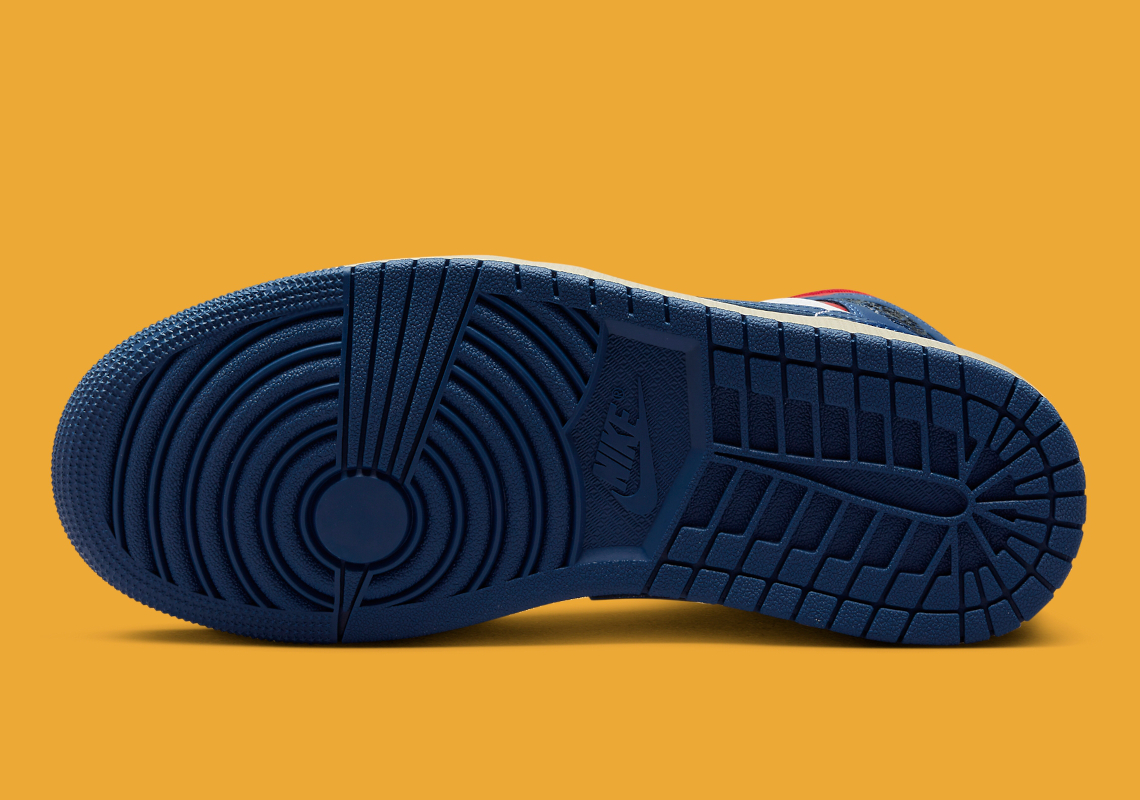 Air Jordan 1 Mid Blue/Red này có thể đã lấy cảm hứng từ Union LA - 7