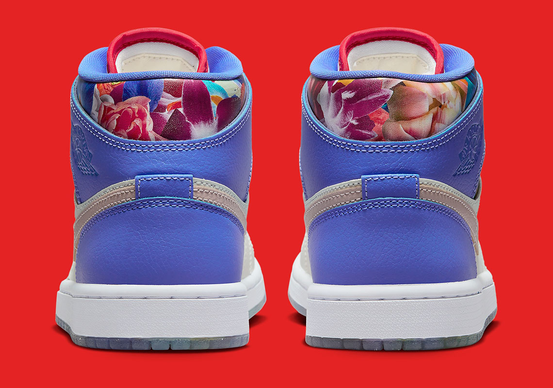 Air Jordan 1 Mid Flower Garden khám phá màu sắc của một chiếc giường hoa - 6