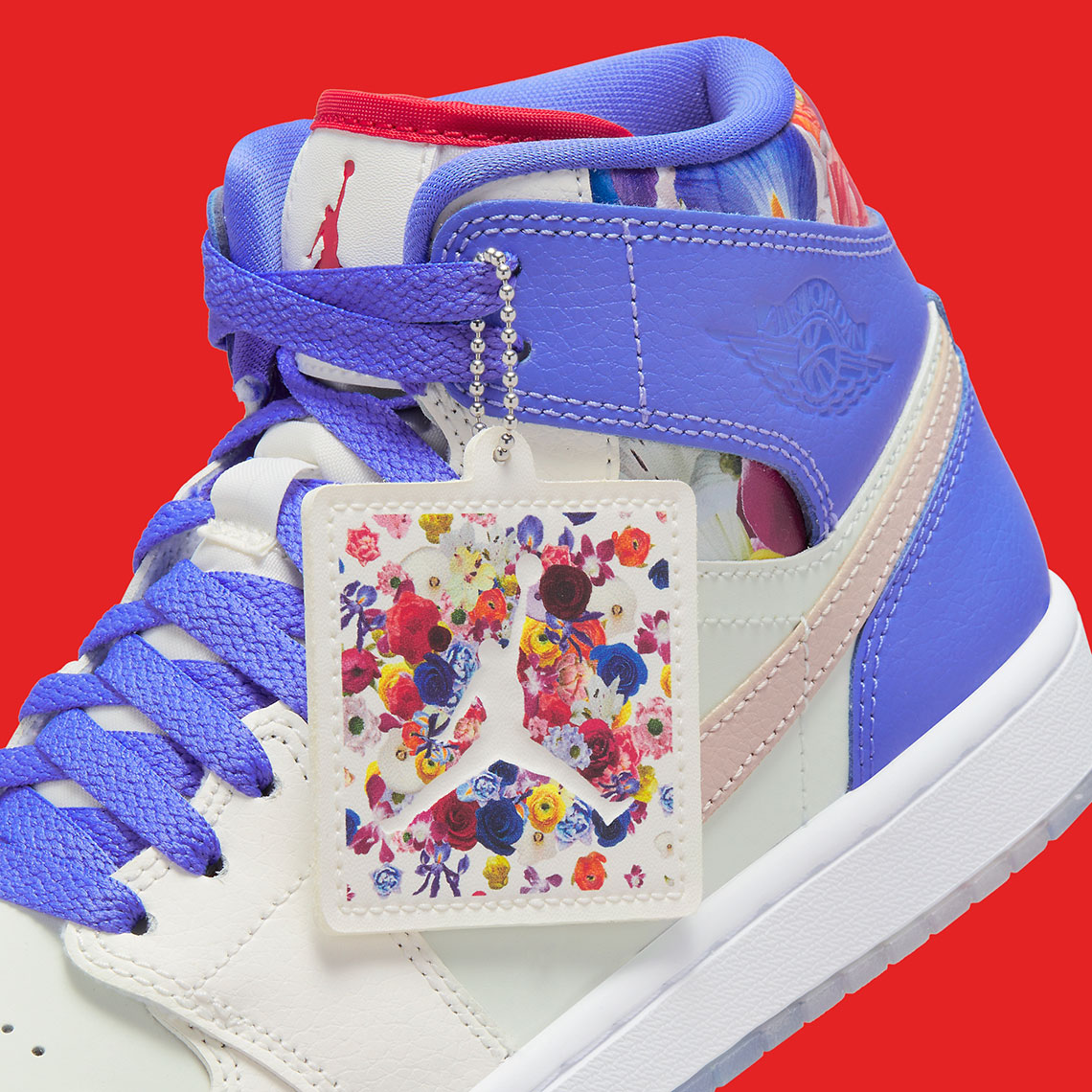 Air Jordan 1 Mid Flower Garden khám phá màu sắc của một chiếc giường hoa - 9