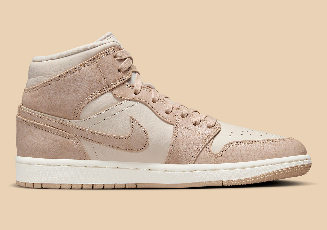 Air Jordan 1 Mid 'Light Tan': Sự Kết Hợp Thu Đông Ấm Áp - 10