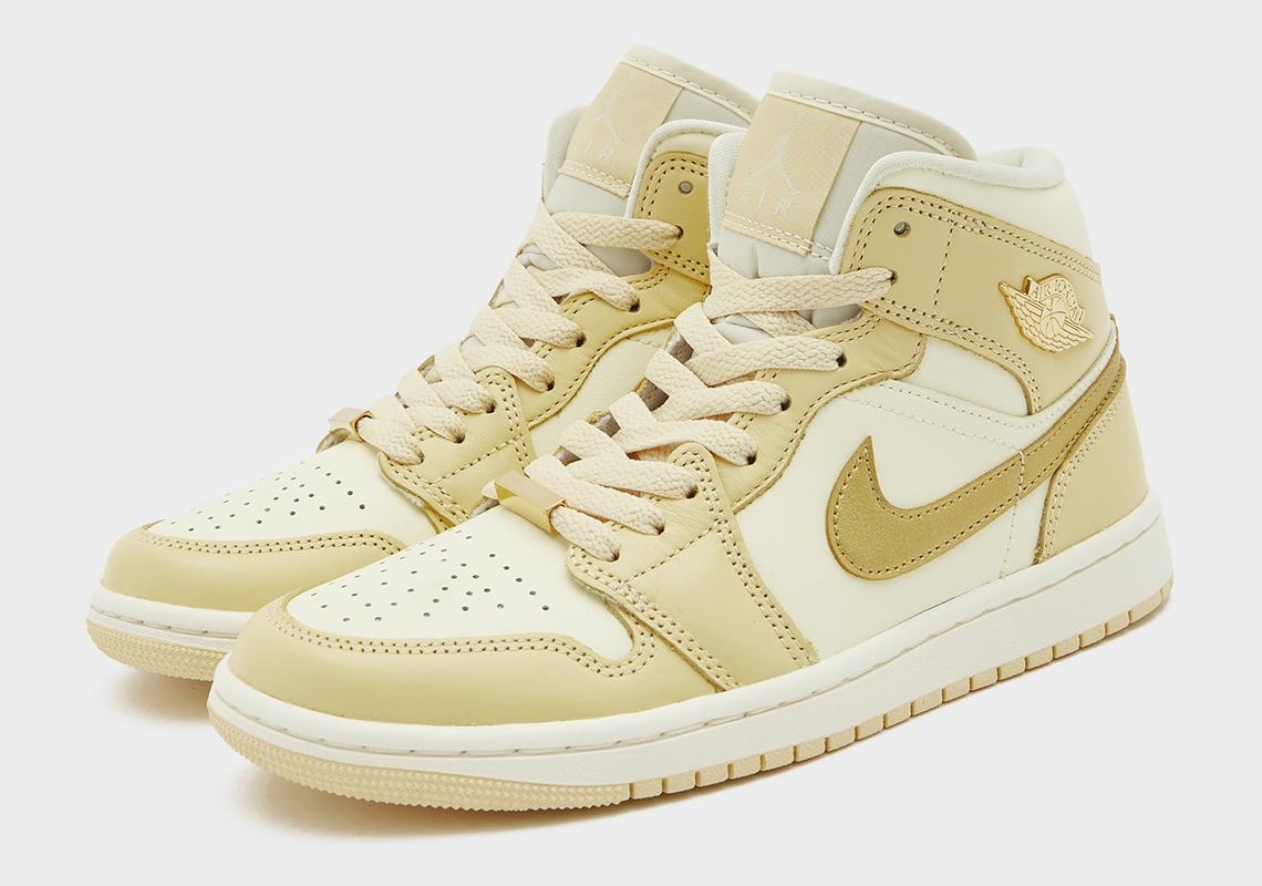 Air Jordan 1 Mid Mới Ra Mắt: Màu Vàng Đậm và Vượt Ngoài Truyền Thống - 2