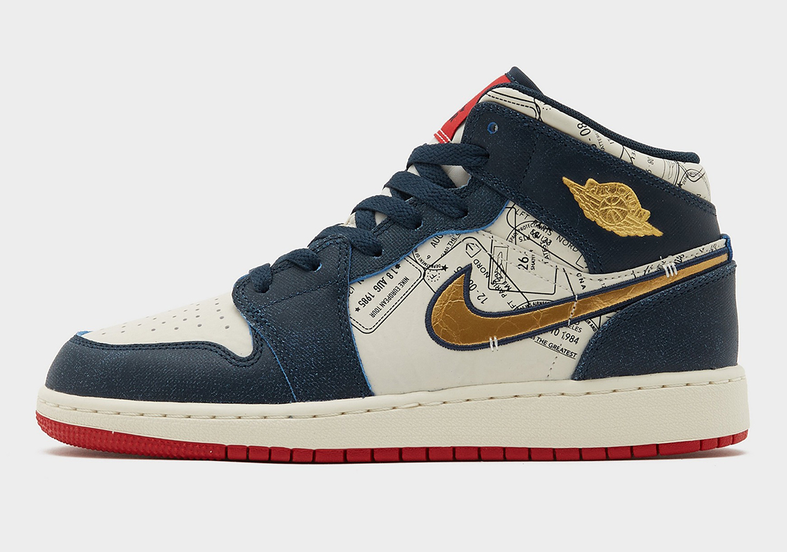 Air Jordan 1 Mid Passport: - 8