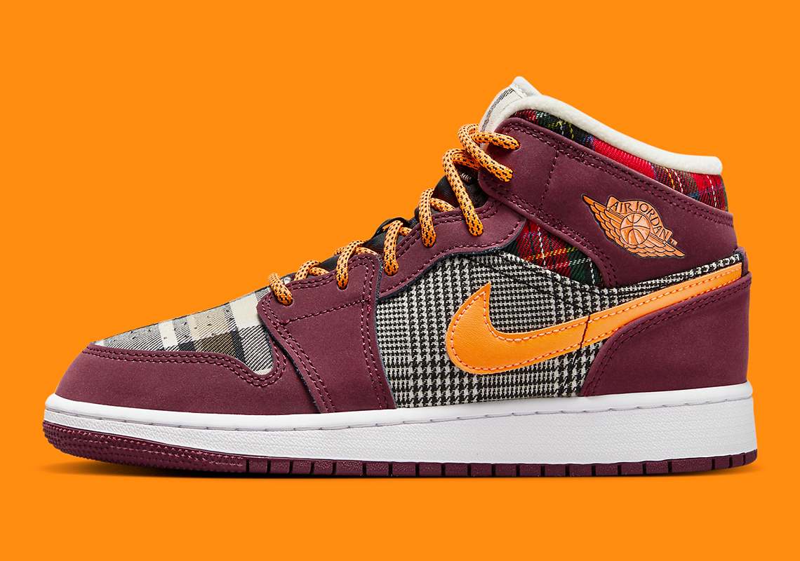 Air Jordan 1 Mid Plaid: Sự Kết Hợp Thời Trang Cho Mùa Thu - 2
