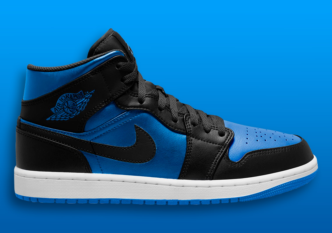 Air Jordan 1 Mid Royal Blue Metallic - Sự trở lại đầy ấn tượng - 1