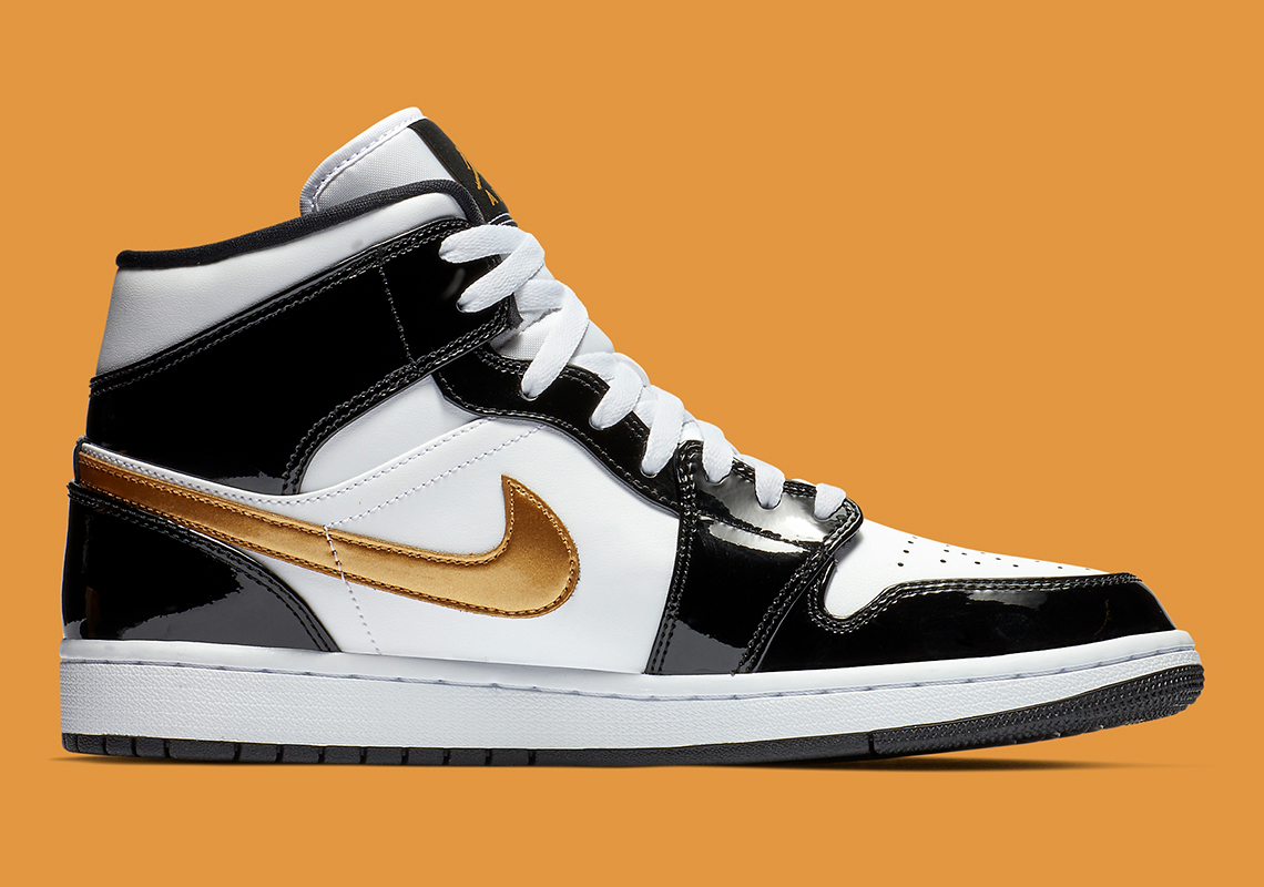 Air Jordan 1 Mid SE 'Black/Gold': Trở Lại Với Sắc Đen Và Vàng Đẹp Mắt - 3