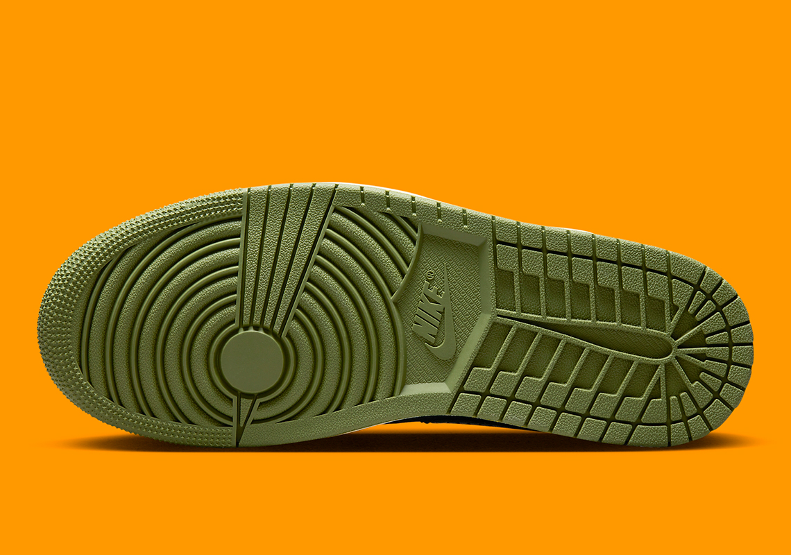 Air Jordan 1 Mid SE Craft Light Olive - Hậu trang lịch sự sẽ mang đến cho bạn những trải nghiệm thú vị trong mùa Halloween sắp tới! - 6