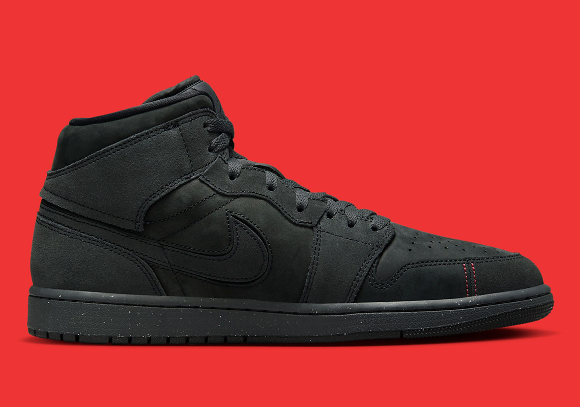 Air Jordan 1 Mid Triple-Black - 10