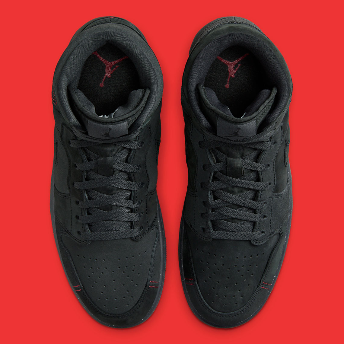 Air Jordan 1 Mid Triple-Black - 6