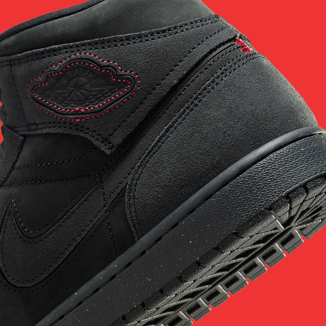 Air Jordan 1 Mid Triple-Black - 8