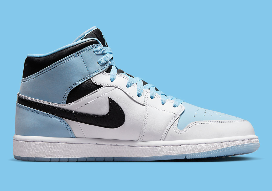 Air Jordan 1 Mid University Blue được coi là có khối màu theo phong cách di sản - 3