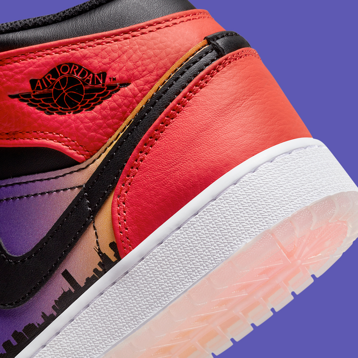 Air Jordan 1 Mid vinh danh đường chân trời Chicago với thiết kế độc đáo của riêng nó - 7