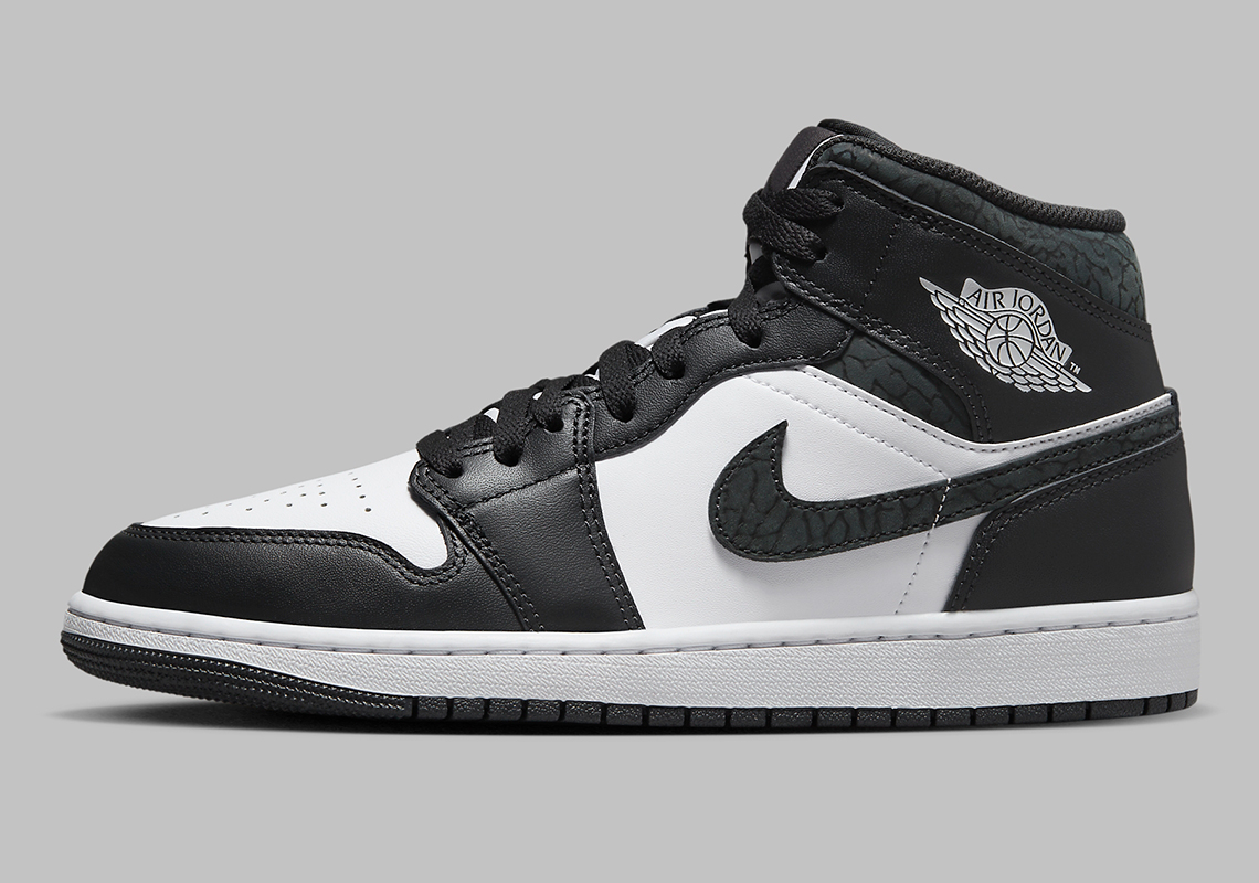 Air Jordan 1 Mid White/Black/Off-Noir: Phiên bản mới kết hợp sáng tạo và tự nhận xét! - 3