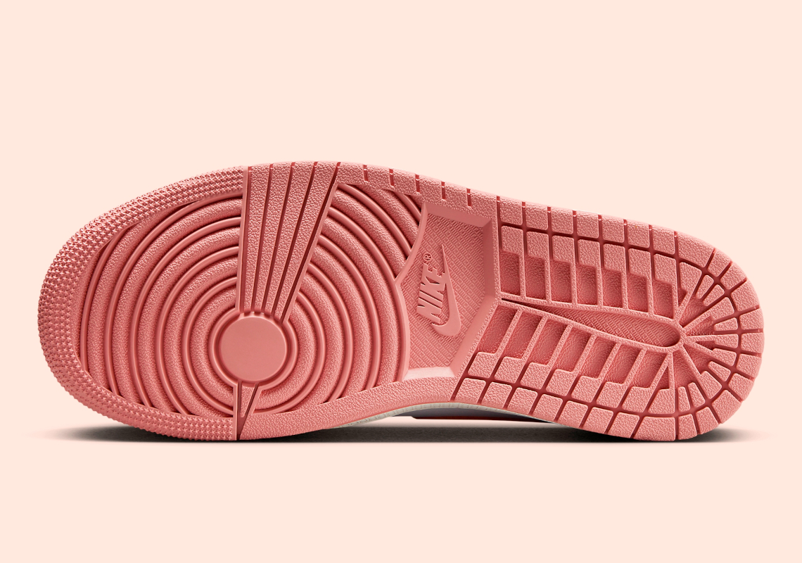 Air Jordan 1 Mid 'White' và 'Red Stardust': Sự Kết Hợp Hiện Đại Đầy Ấn Tượng - 7