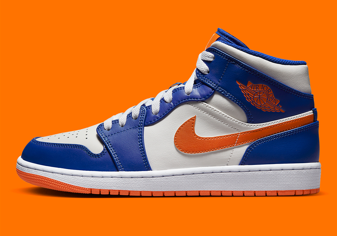 Air Jordan 1 Mid xuất hiện với màu sắc thân thiện với Knicks - 2
