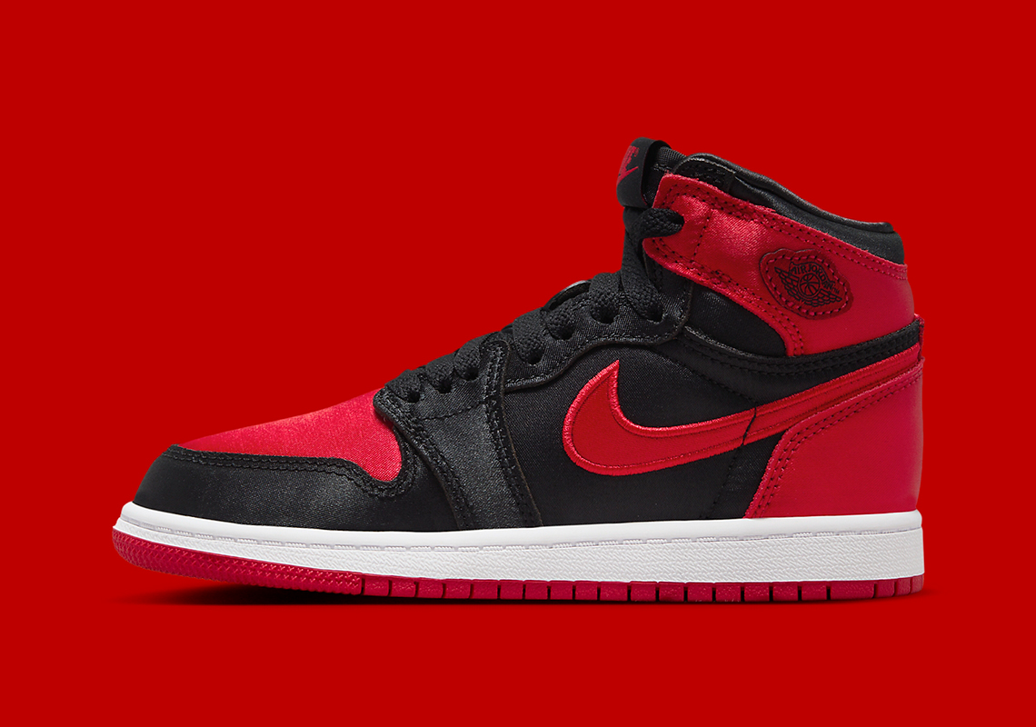Air Jordan 1 'Satin Bred': Trở Lại với Phiên Bản Nữ và Trẻ Em - 10