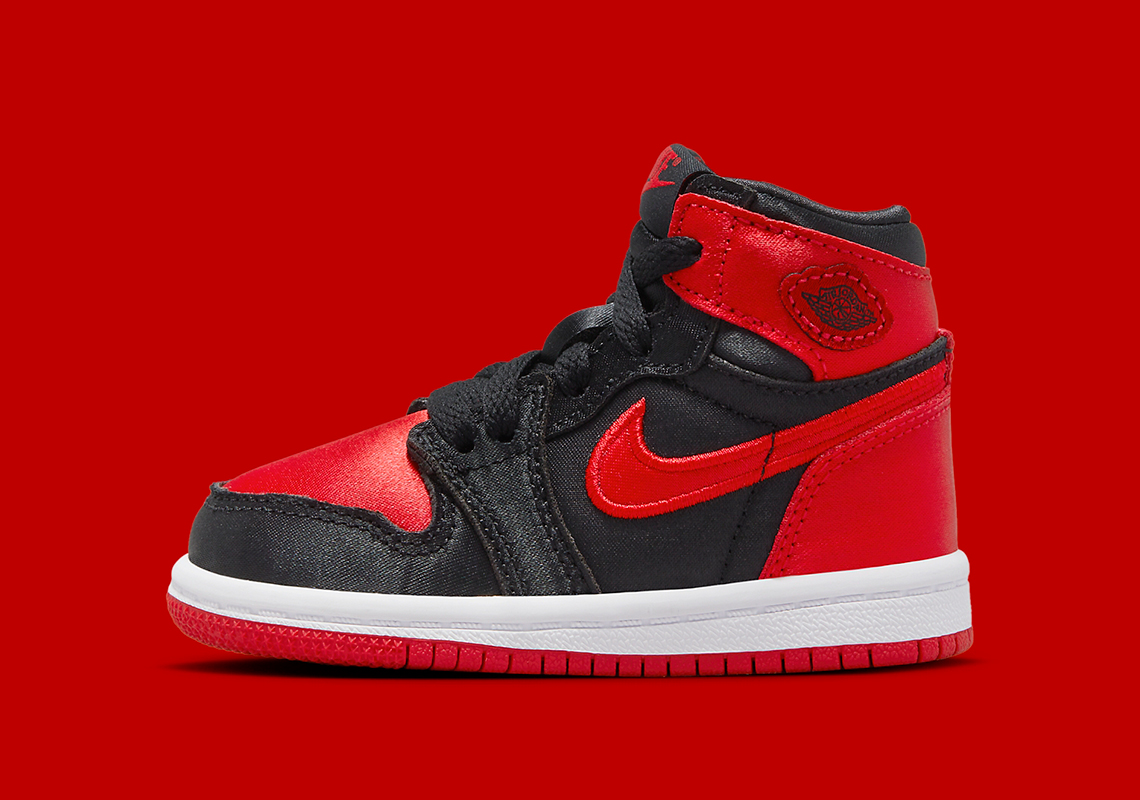 Air Jordan 1 'Satin Bred': Trở Lại với Phiên Bản Nữ và Trẻ Em - 18