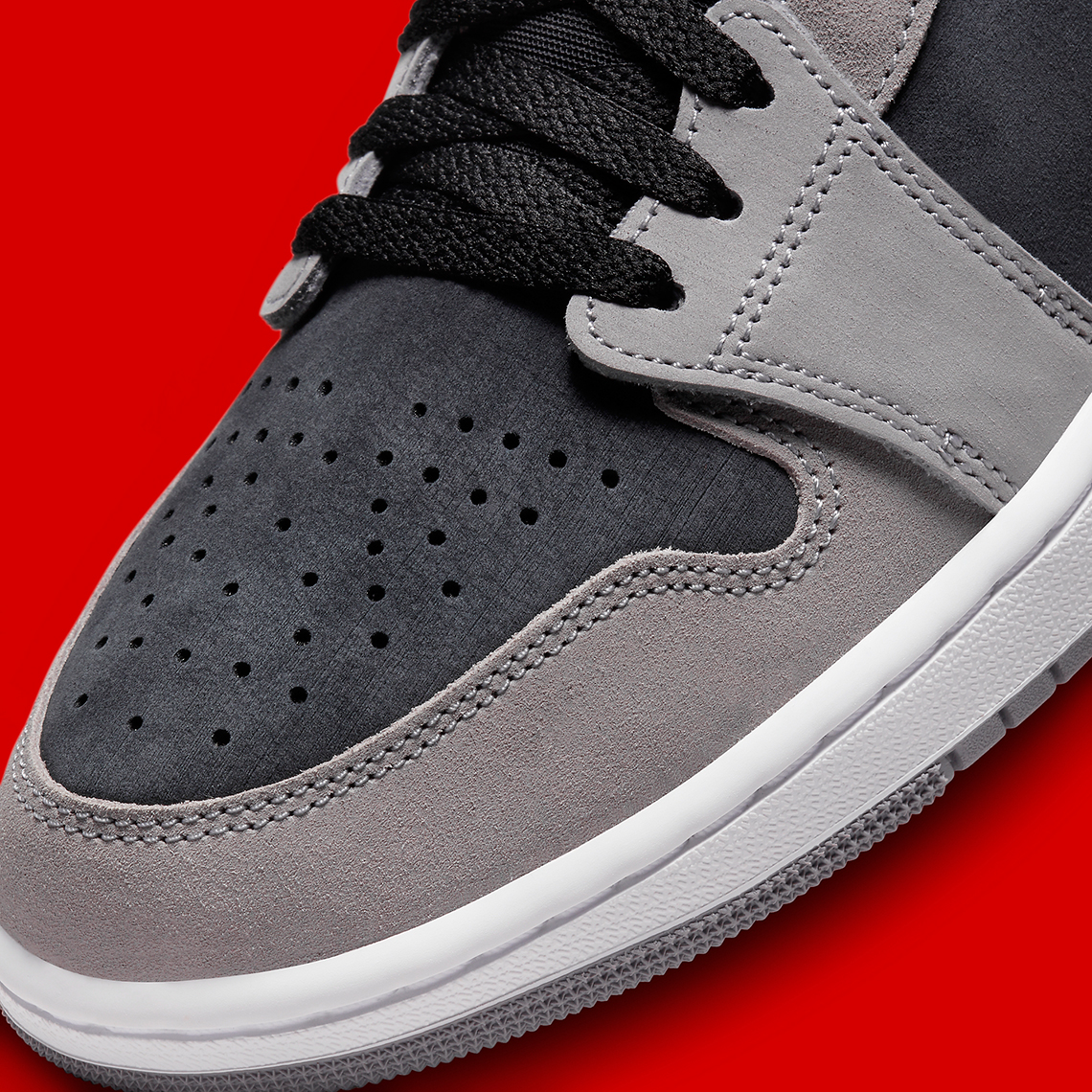 Air Jordan 1 Zoom CMFT 2 có sự kết hợp Xám xi măng/Đen - 7