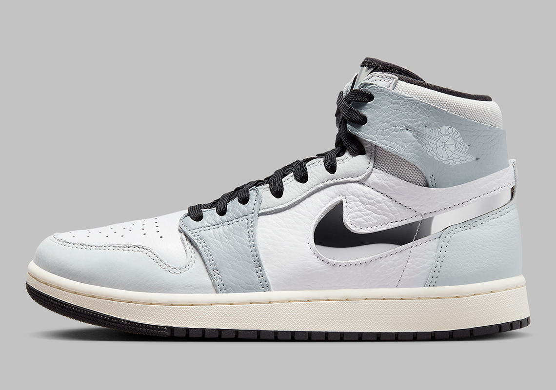 Air Jordan 1 Zoom CMFT 2 White/Grey: Sự kết hợp tinh tế của màu trắng và xám - 1