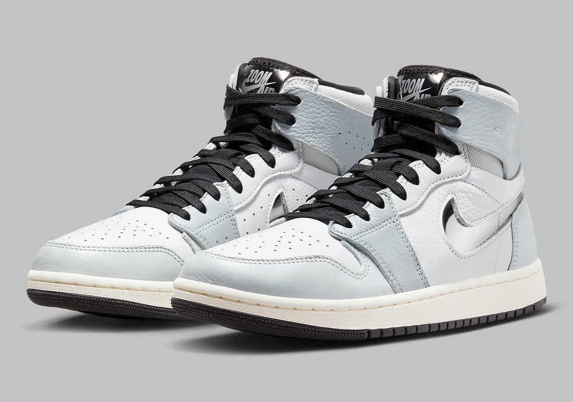 Air Jordan 1 Zoom CMFT 2 White/Grey: Sự kết hợp tinh tế của màu trắng và xám - 2