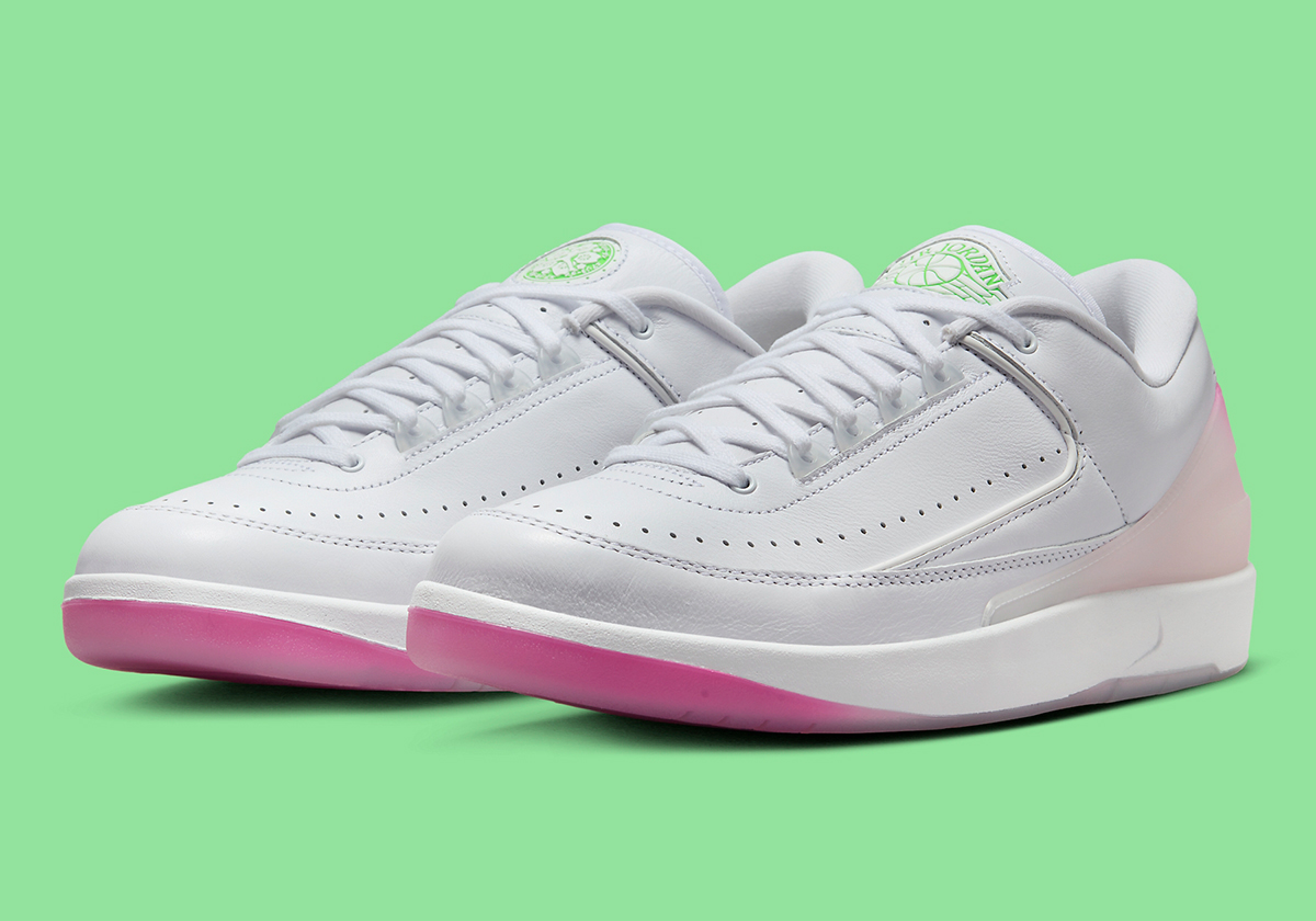Air Jordan 2 Low 'Cherry Blossom': Sắc Hồng Dịu Dàng Cho Mùa Xuân! - 2