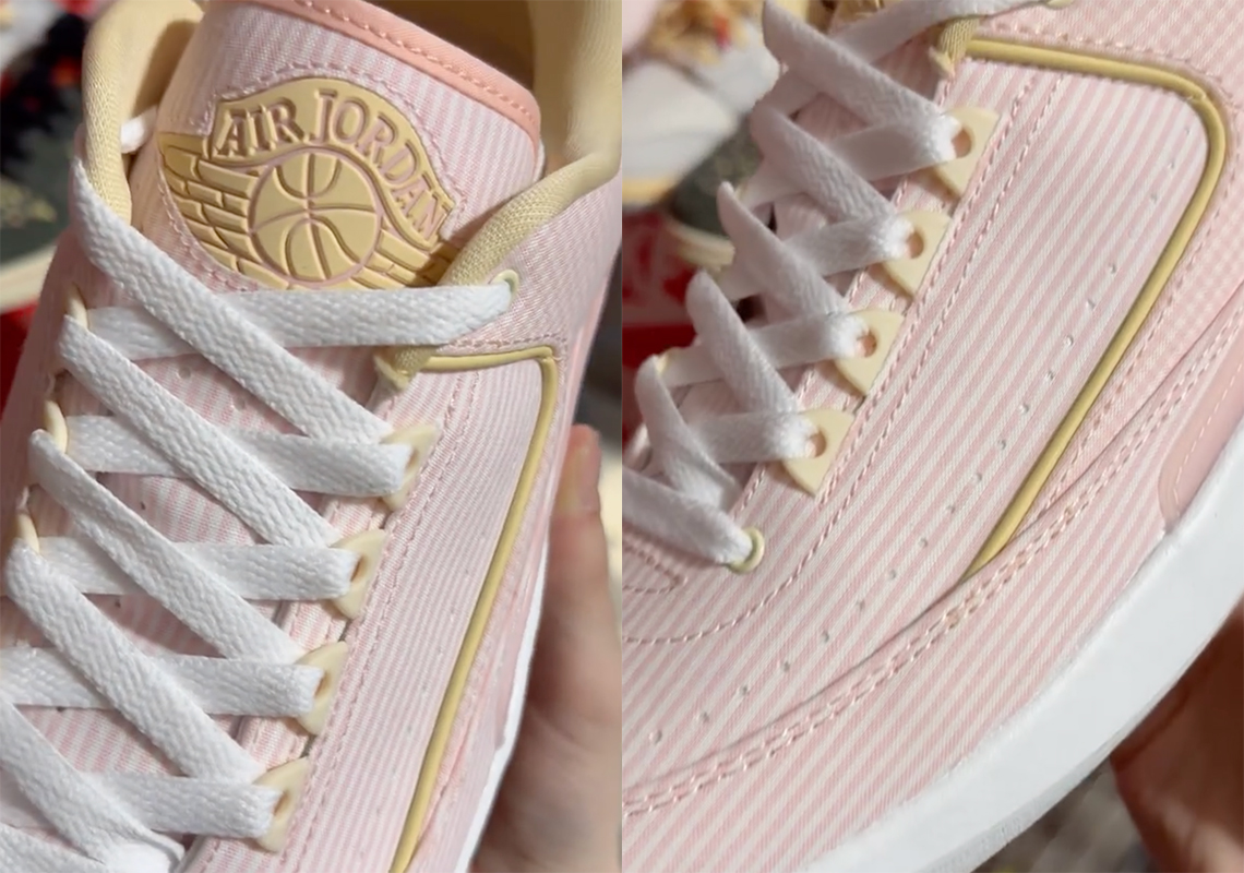 Air Jordan 2 Low Craft Atmosphere có họa tiết kẻ sọc - 1