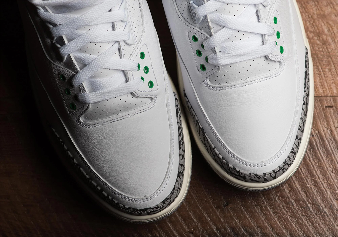 Air Jordan 3 Lucky Green - Phát hành ngày mai với sắc xanh may mắn - 3