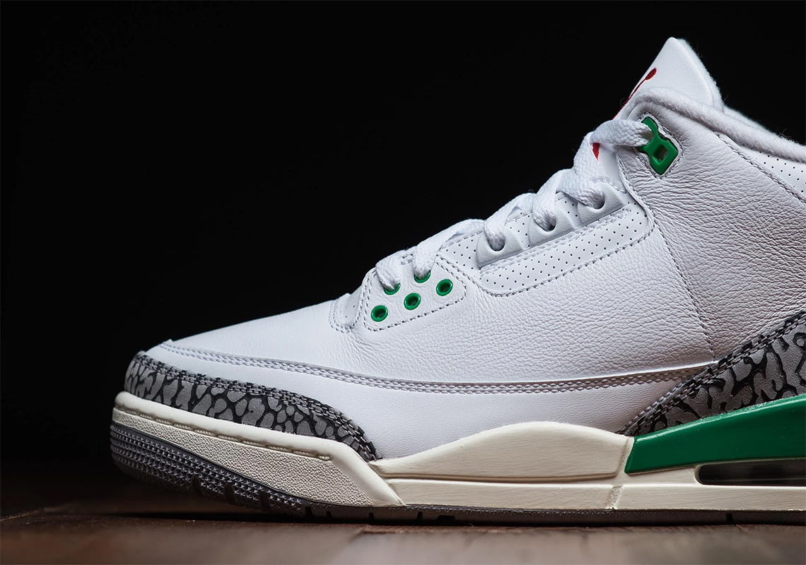 Air Jordan 3 Lucky Green - Phát hành ngày mai với sắc xanh may mắn - 5