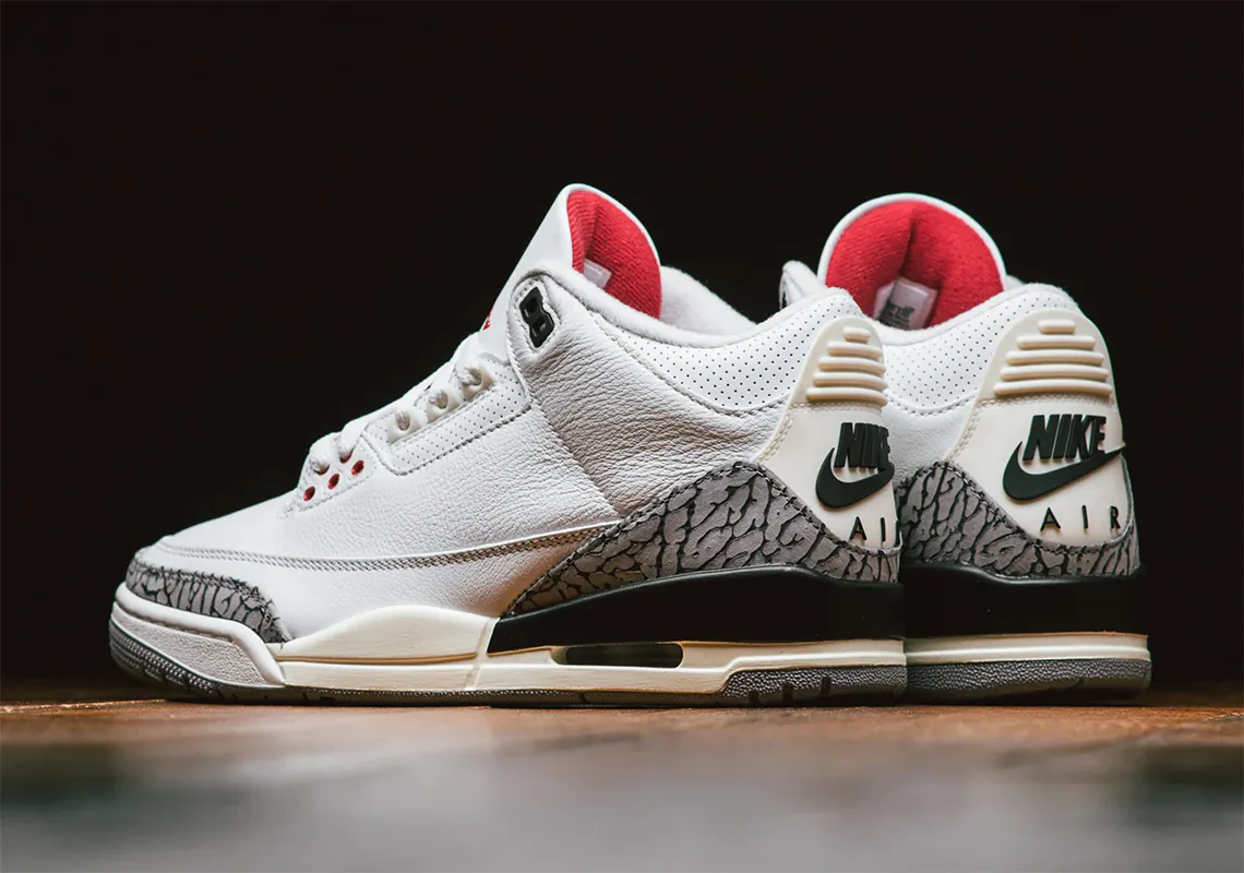 Air Jordan 3 "White Cement" trở lại với phong cách cổ điển