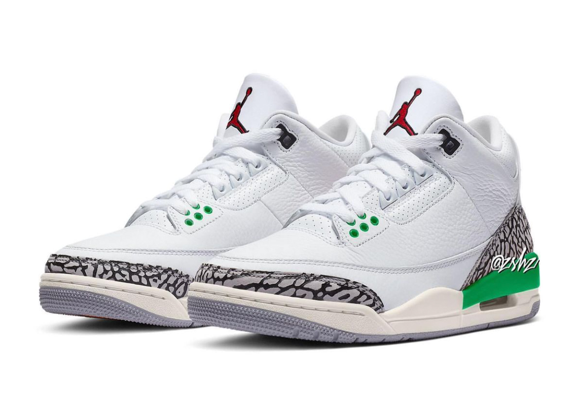 Air Jordan 3 WMNS "Lucky Green" sẽ phát hành tháng 4 năm 2023