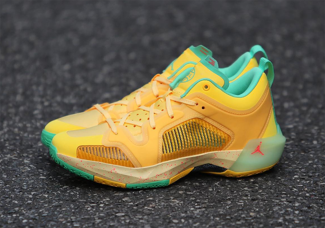 Air Jordan 37 Low EYBL: Phiên bản đặc biệt với gam màu chàm tươi sáng cho Nike EYBL Peach Jam Championship! - 16