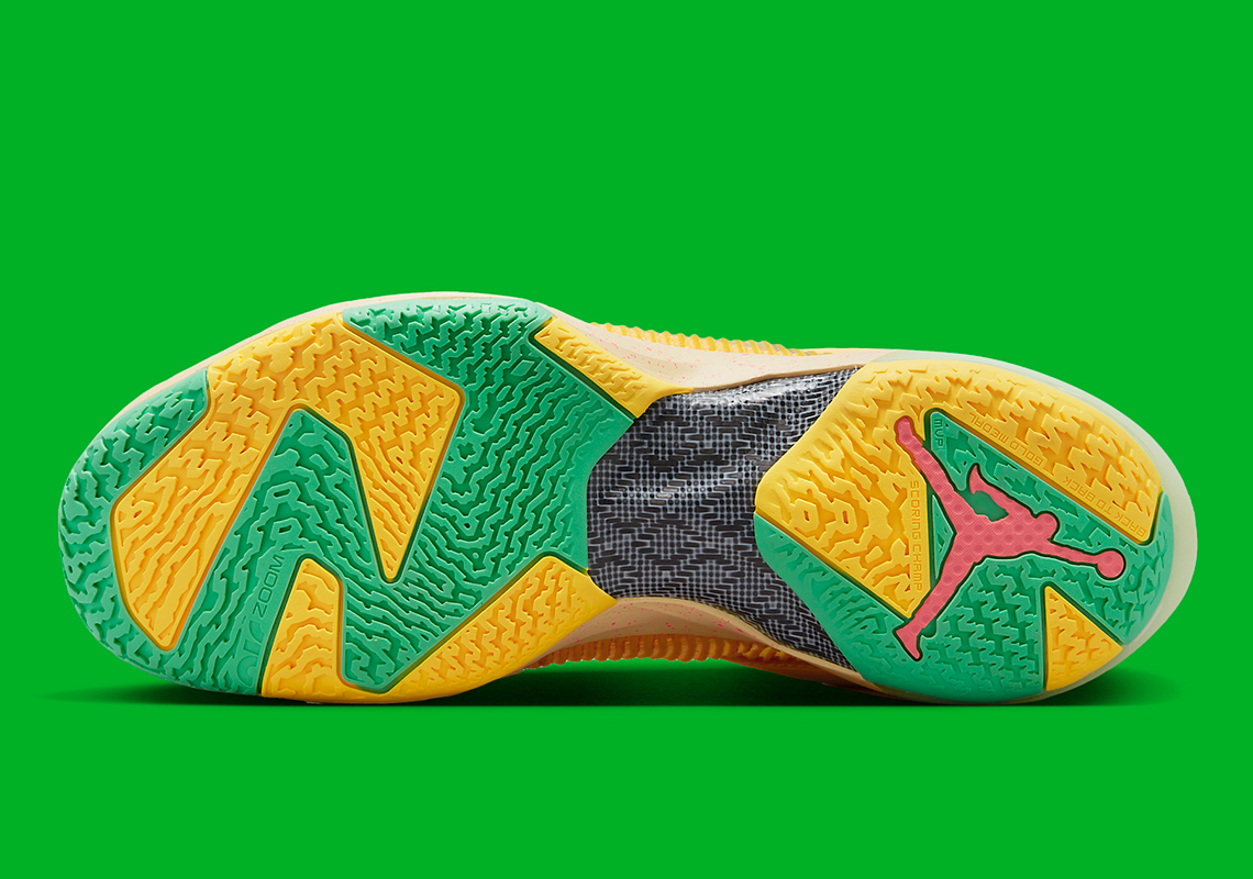 Air Jordan 37 Low EYBL: Phiên bản đặc biệt với gam màu chàm tươi sáng cho Nike EYBL Peach Jam Championship! - 5