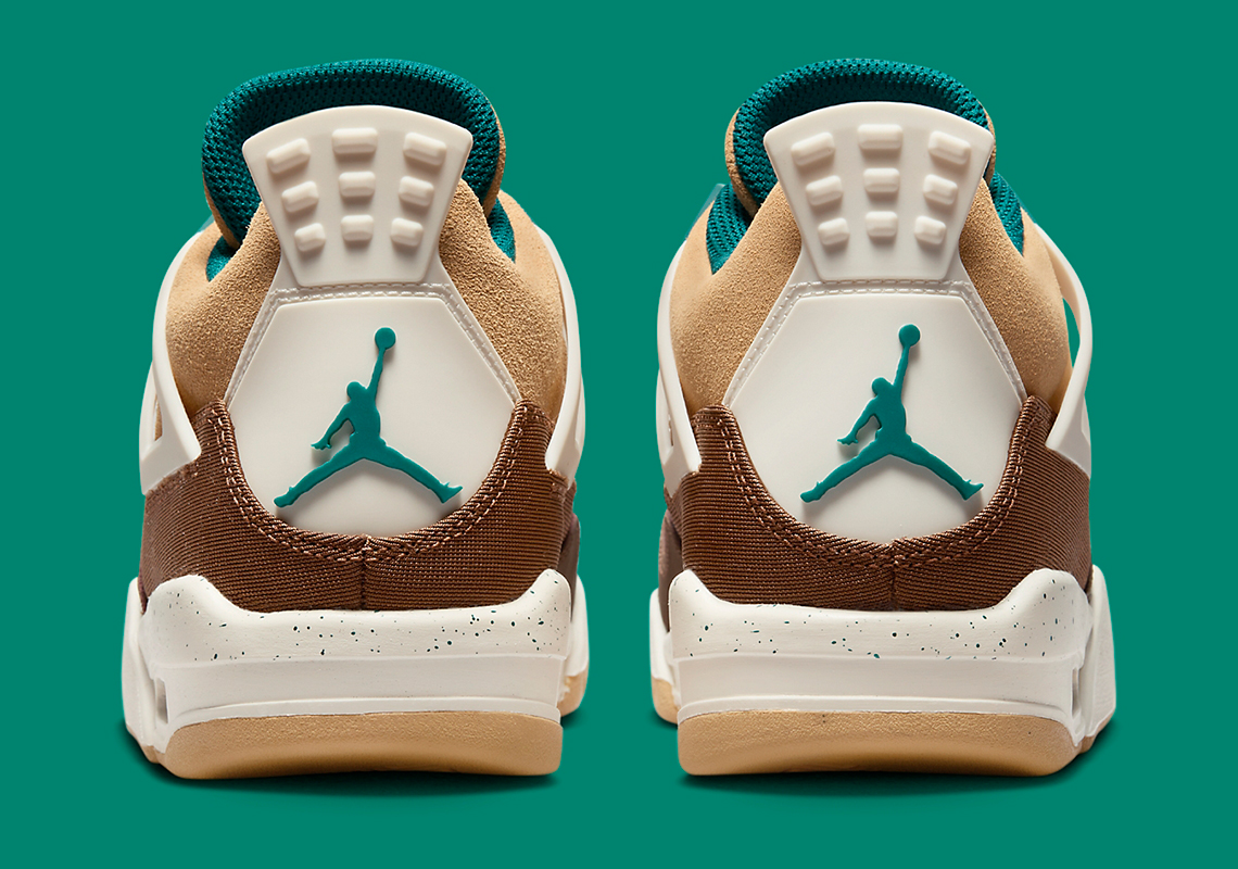 Air Jordan 4 Cacao Wow/Geode Teal - Đôi giày Air Jordan 4 mới dành cho trẻ em! - 5