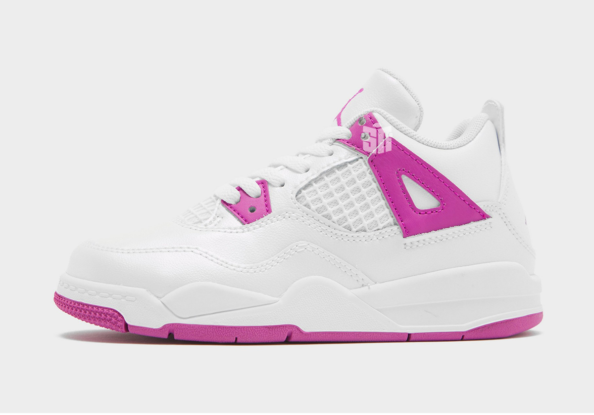 Air Jordan 4 'Hyper Violet': Sắc Tím Rực Rỡ Cho Bé! - 7
