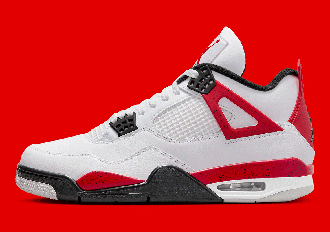 Air Jordan 4 Red Cement - Ra mắt bất ngờ trên Nike SNKRS! Xem hình ảnh chính thức trước khi lên kệ ngày 9 tháng 9! - 2