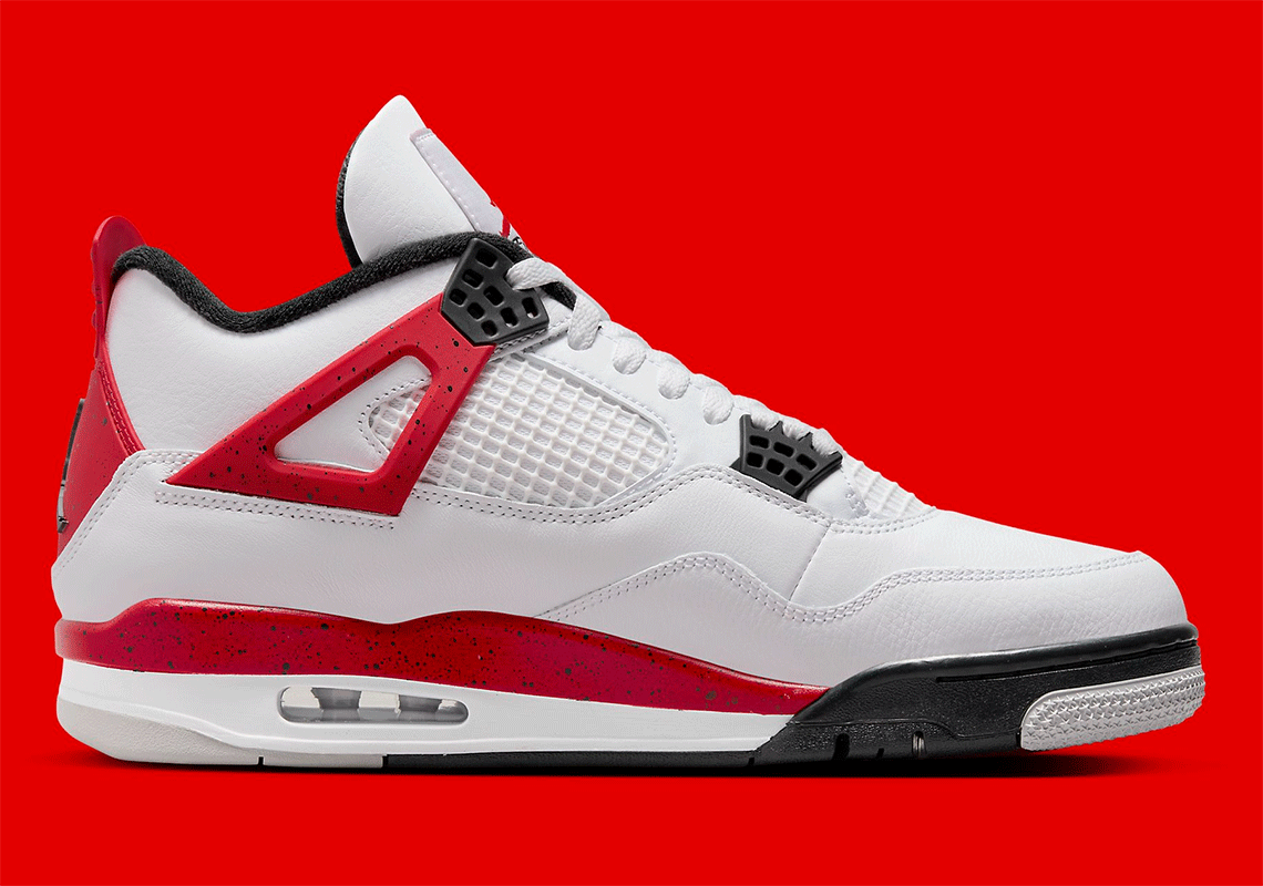 Air Jordan 4 Red Cement - Ra mắt bất ngờ trên Nike SNKRS! Xem hình ảnh chính thức trước khi lên kệ ngày 9 tháng 9! - 3