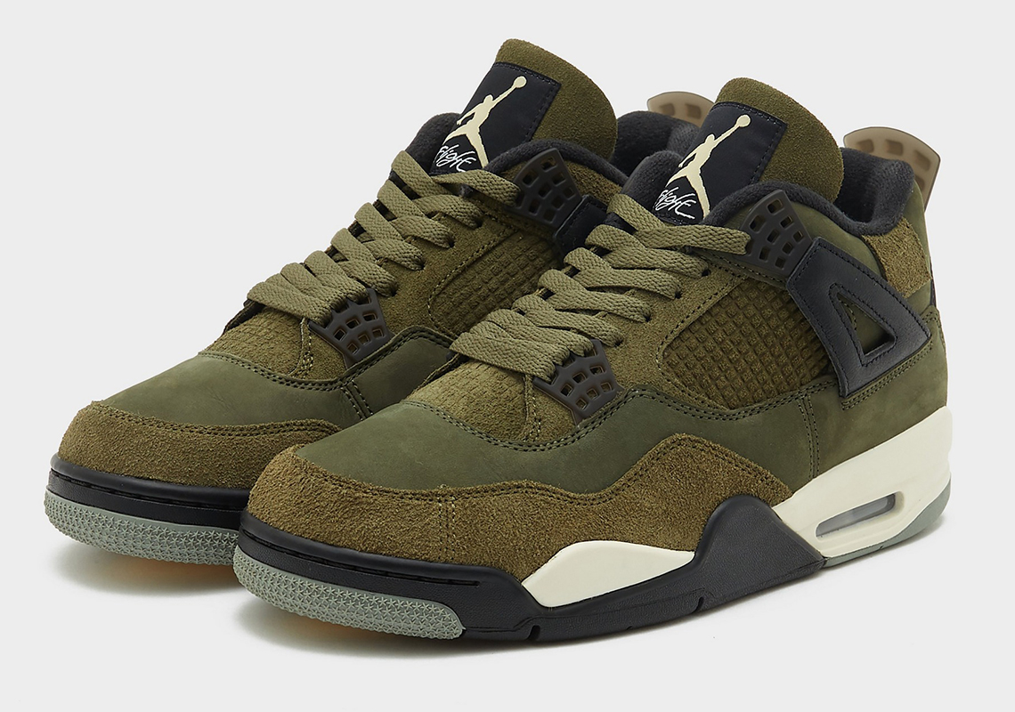 Air Jordan 4 SE Craft 'Medium Olive' Ra Mắt Trong Tháng 12 - 1