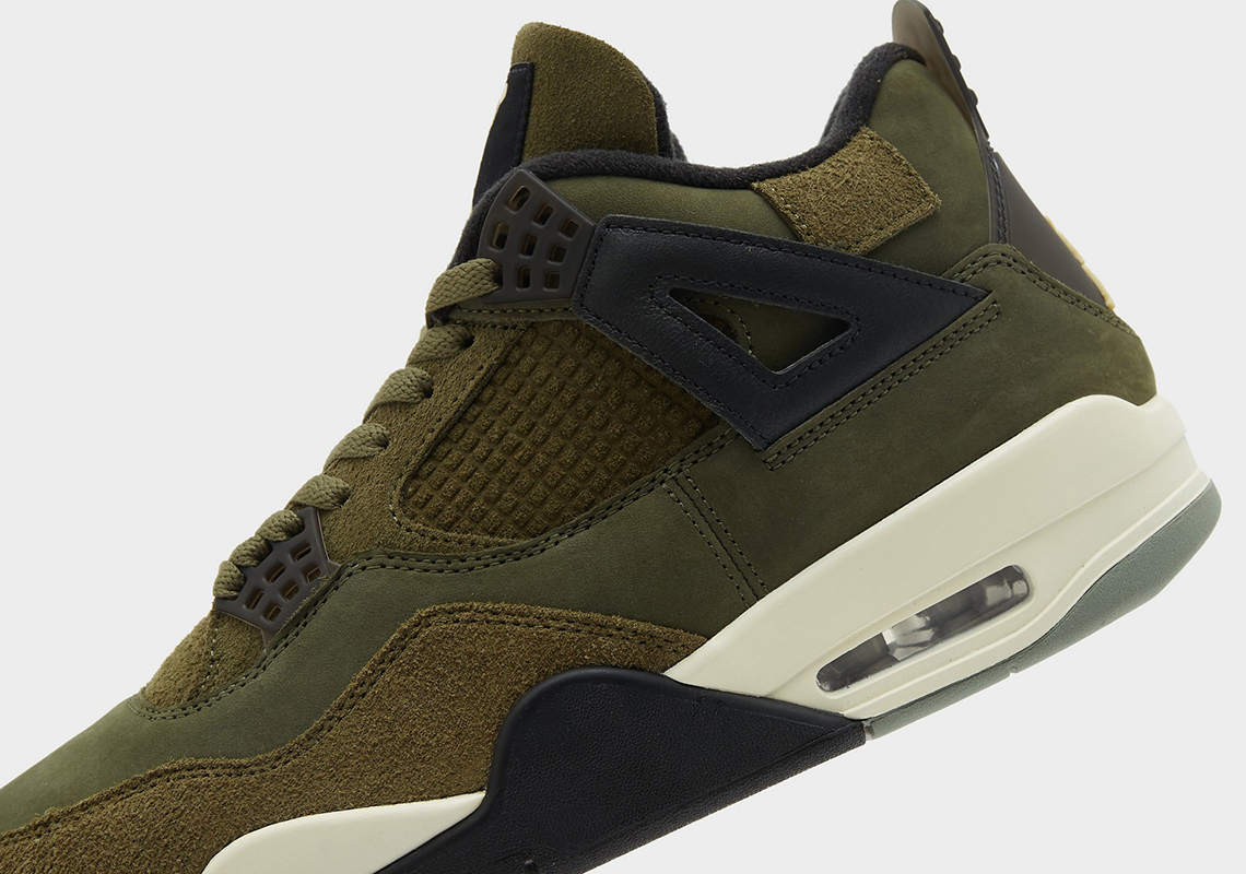 Air Jordan 4 SE Craft 'Medium Olive' Ra Mắt Trong Tháng 12 - 5