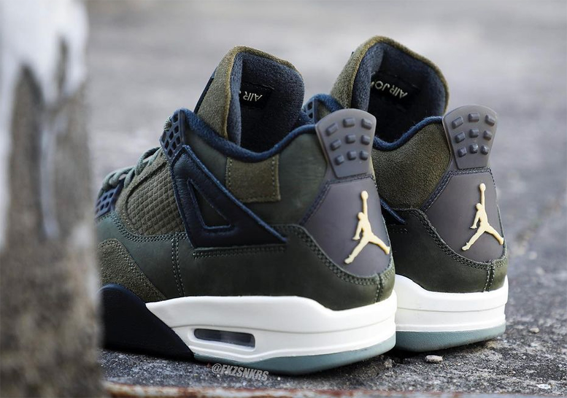 Air Jordan 4 SE Craft 'Olive': Mẫu giày mới với phối màu độc đáo - 3