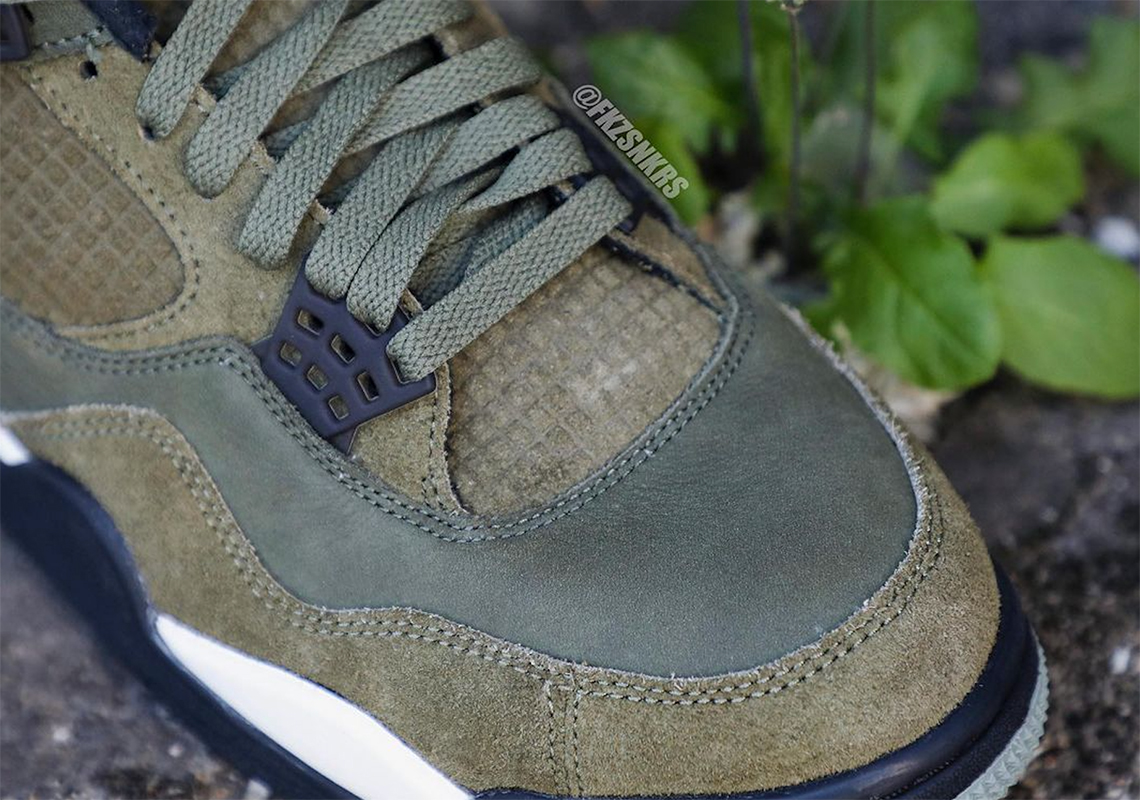 Air Jordan 4 SE Craft 'Olive': Mẫu giày mới với phối màu độc đáo - 4