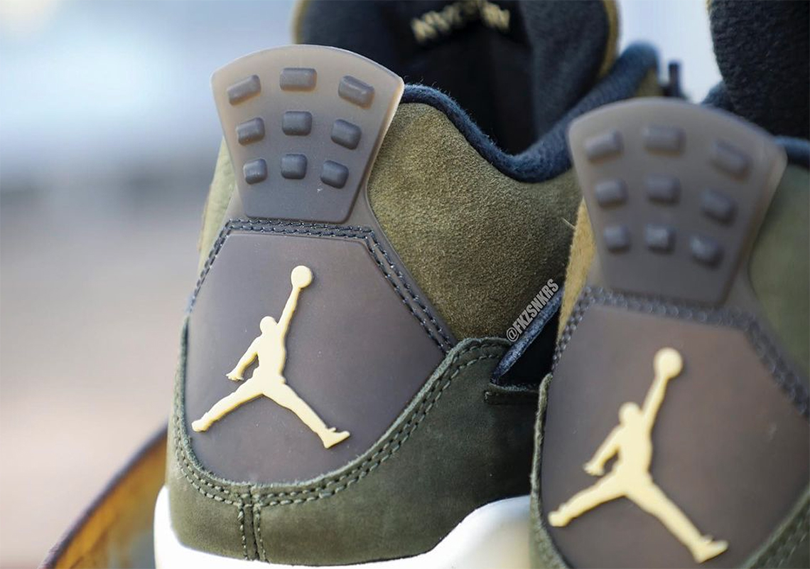 Air Jordan 4 SE Craft 'Olive': Mẫu giày mới với phối màu độc đáo - 5