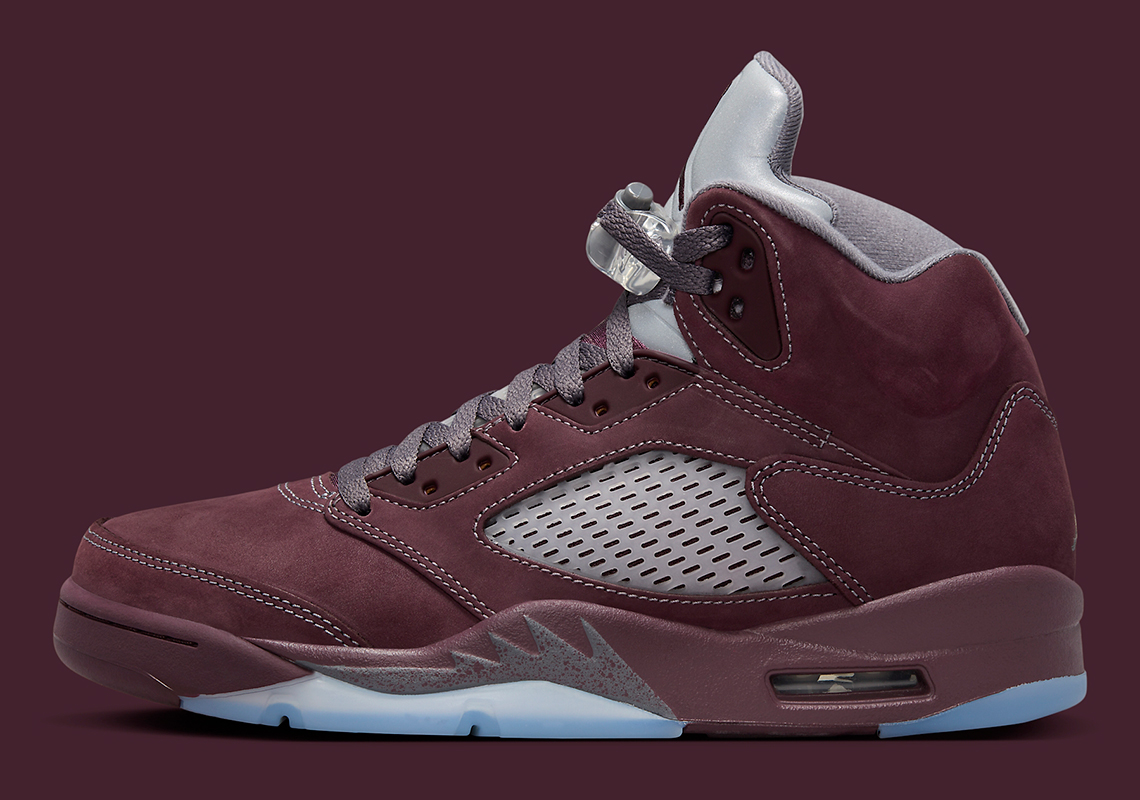 Air Jordan 5 Burgundy tái xuất đầy ấn tượng - Thỏa mãn đam mê retro với sắc màu Deep Burgundy! - 2