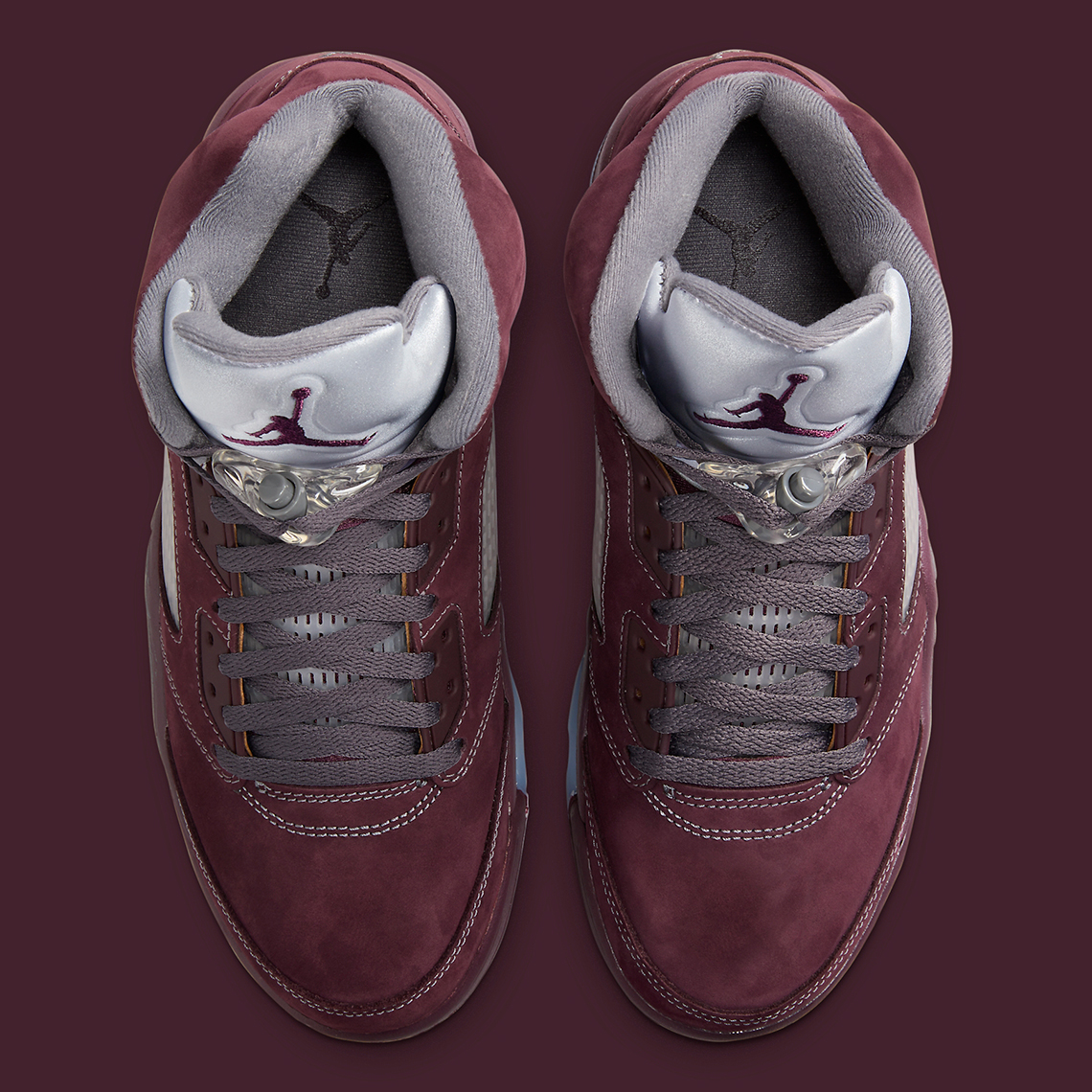 Air Jordan 5 Burgundy tái xuất đầy ấn tượng - Thỏa mãn đam mê retro với sắc màu Deep Burgundy! - 7