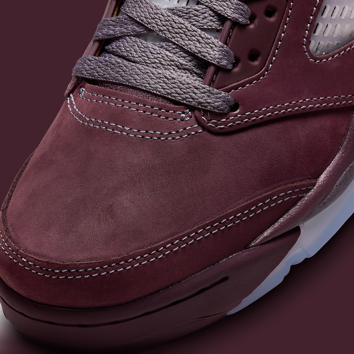Air Jordan 5 Burgundy tái xuất đầy ấn tượng - Thỏa mãn đam mê retro với sắc màu Deep Burgundy! - 9