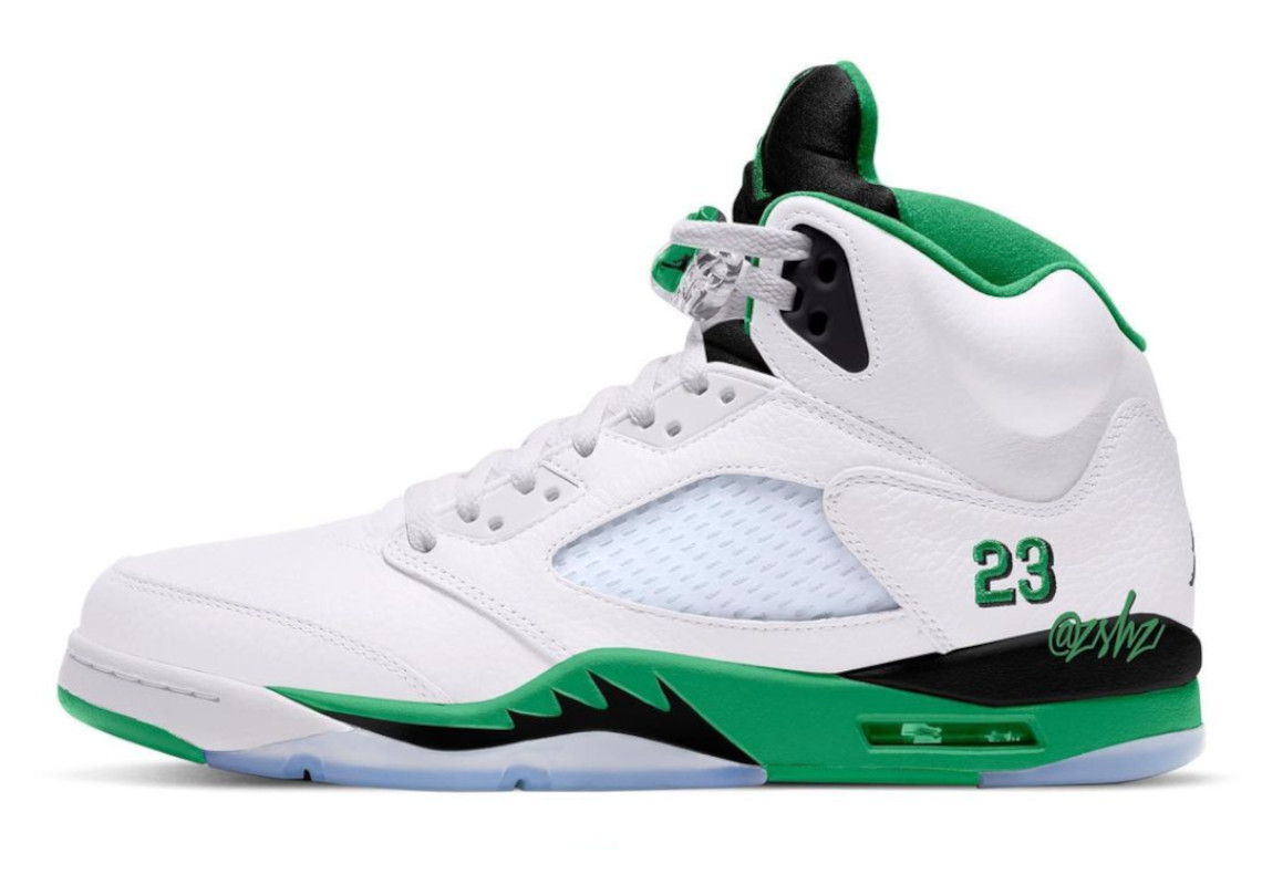 Air Jordan 5 Lucky Green: Mẫu giày Retro hấp dẫn cho mùa xuân 2024 - 1