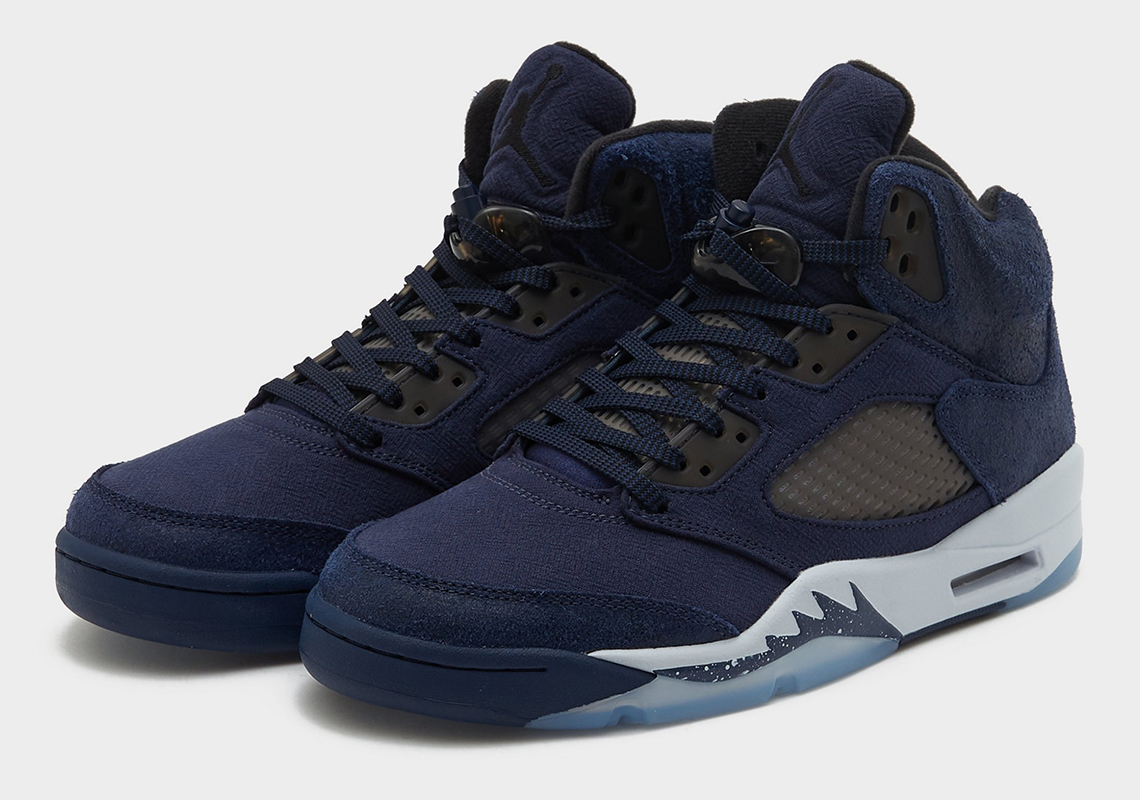 Air Jordan 5 'Midnight Navy': Phối Màu Độc Đáo Sắp Ra Mắt - 1