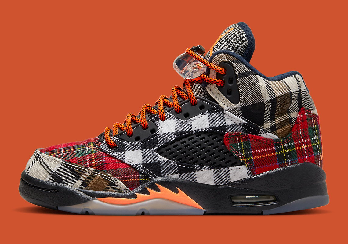 Air Jordan 5 Plaid Cho Trẻ Em: Mẫu Giày Độc Đáo Cần Xem - 1